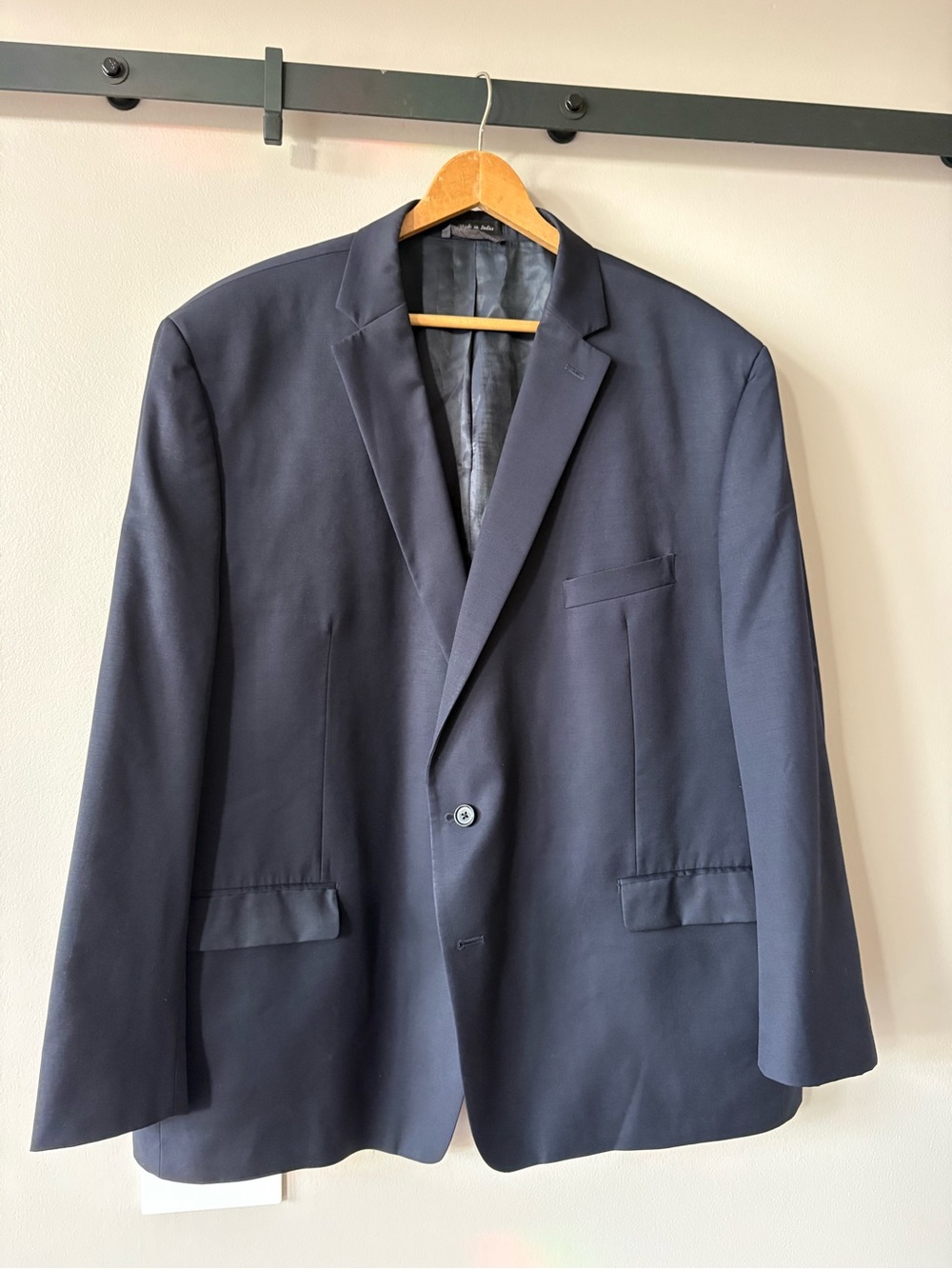 Lauren Ralph Lauren Blazer Mens 54R Navy 2-Button Wool Sport Coat Single Vent